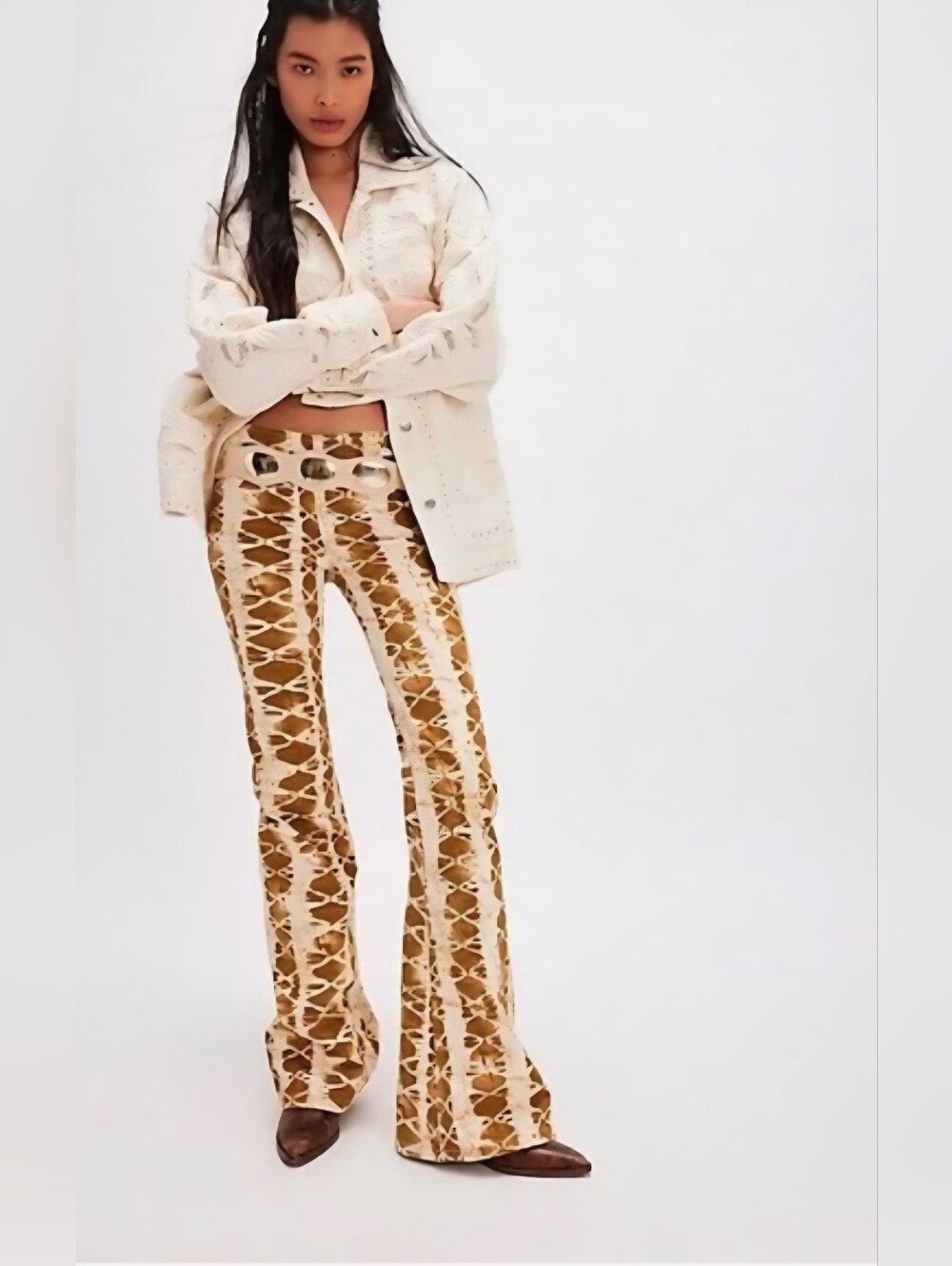 We The Free Penny Printed Pull On Flare NWT Sz 27